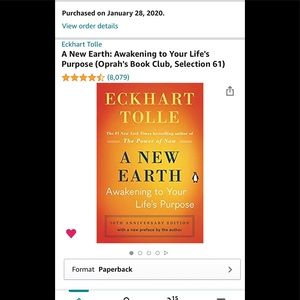 A new earth book Eckhart Tolle Oprah’s book club